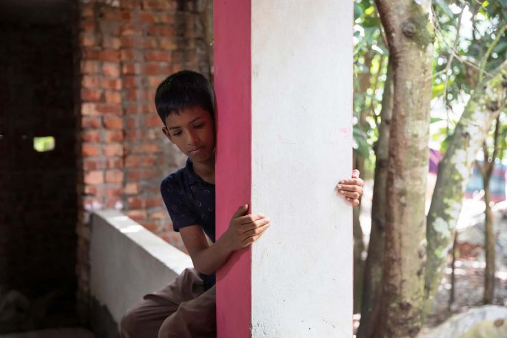 Shamimur Islam Shovo, le fi ls de Kamrul Rahman.